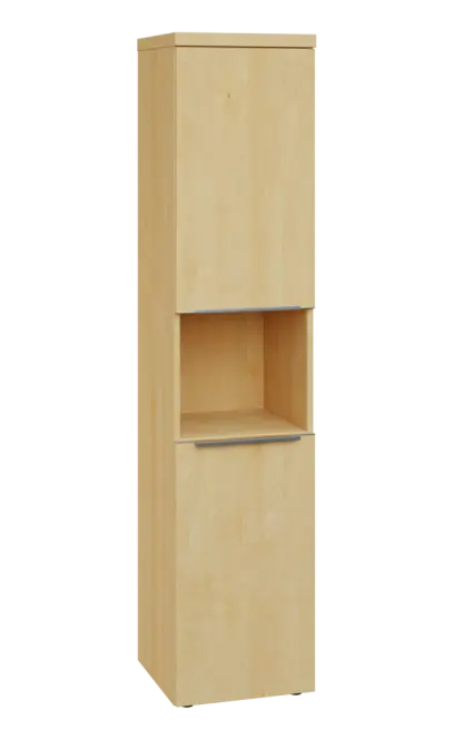 SIN 5 - 42DN kancelářská skříň, 2-dveřová/nika, pravá, 1820x400x400, javor horský